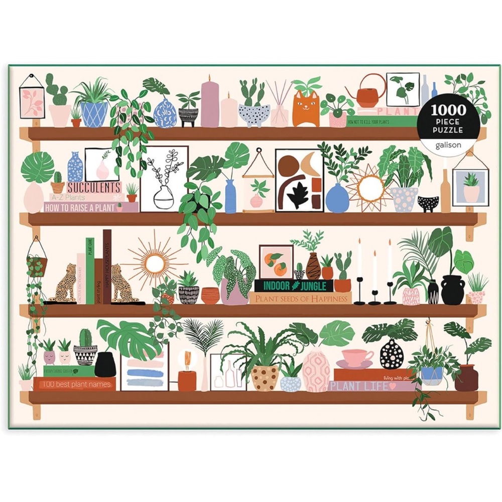 Galison “Plant Shelfie” 1,000 Piece Puzzle